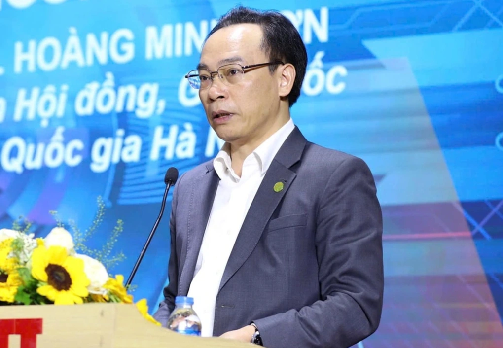 PGS.TS Hoàng Minh Sơn, Chủ tịch Hội đồng, Giám đốc Đại học Quốc gia Hà Nội (Ảnh: Báo Dân Trí)